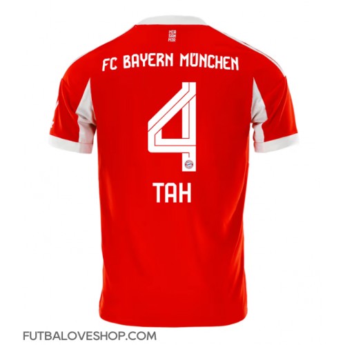 Dres Bayern Munich Jonathan Tah #4 Domáci 2025-26 Krátky Rukáv